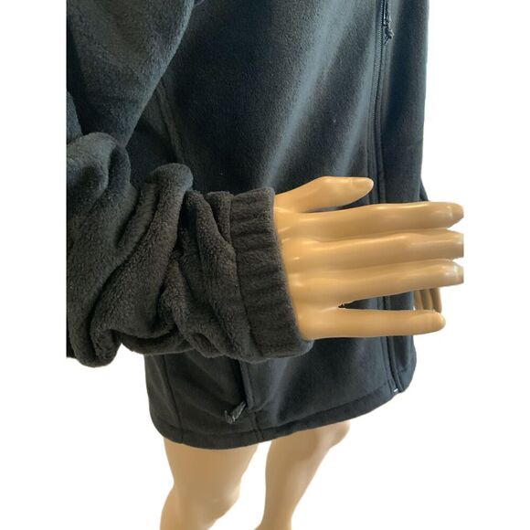 Columbia Black Fleece Full-Zip High Collar Logo Unisex Jacket Size Medium - Picture 5 of 13